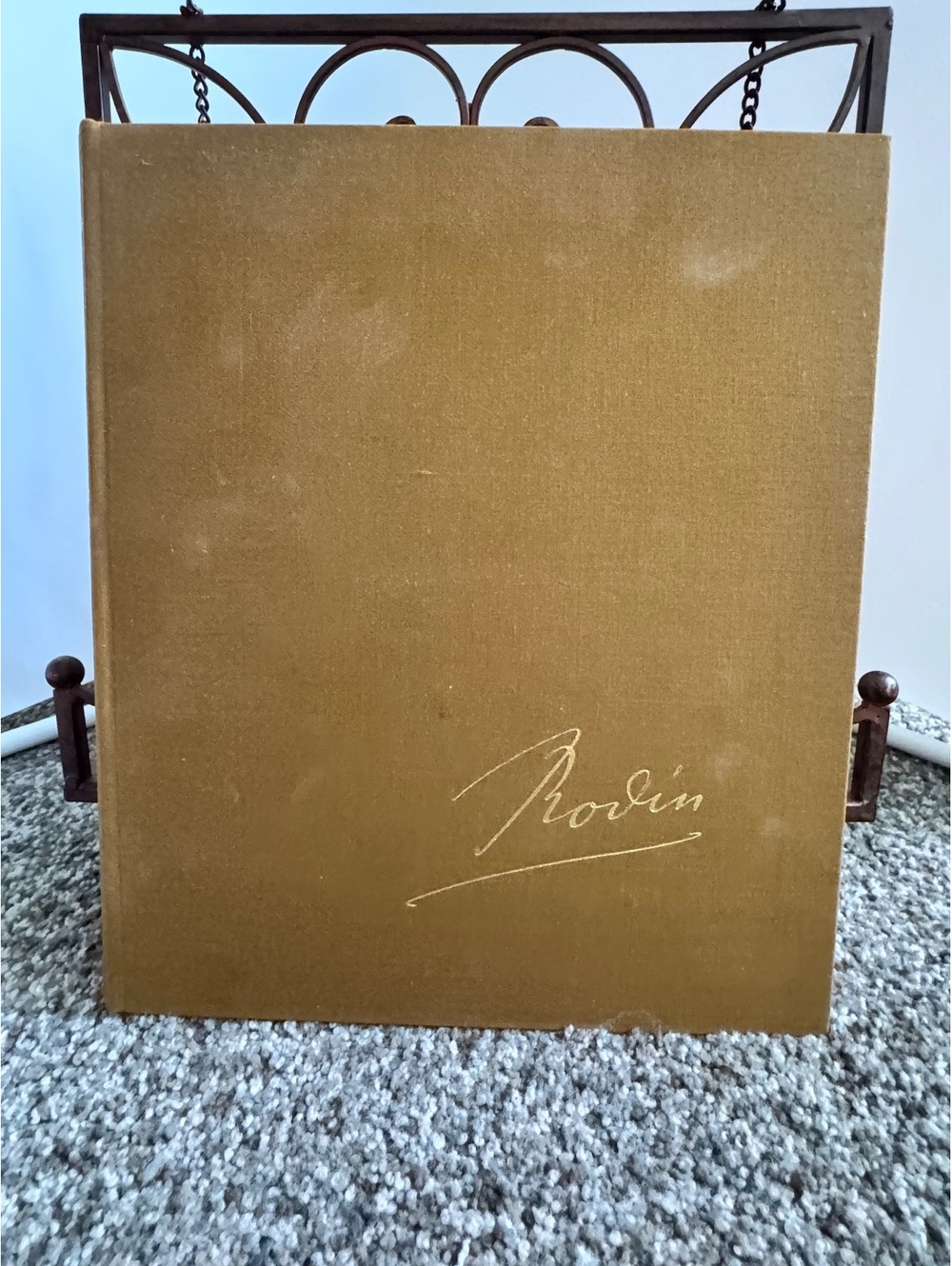 Vintage 1967 Auguste Rodin Art Book by Robert Descharnes and Jean-François Chabn